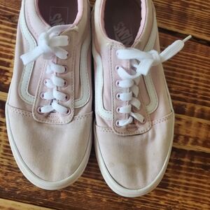 Vans Pink Canvas Old Skool Sneakers - Women's